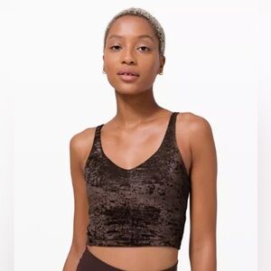 lululemon Align Tank Brown Crushed Velvet